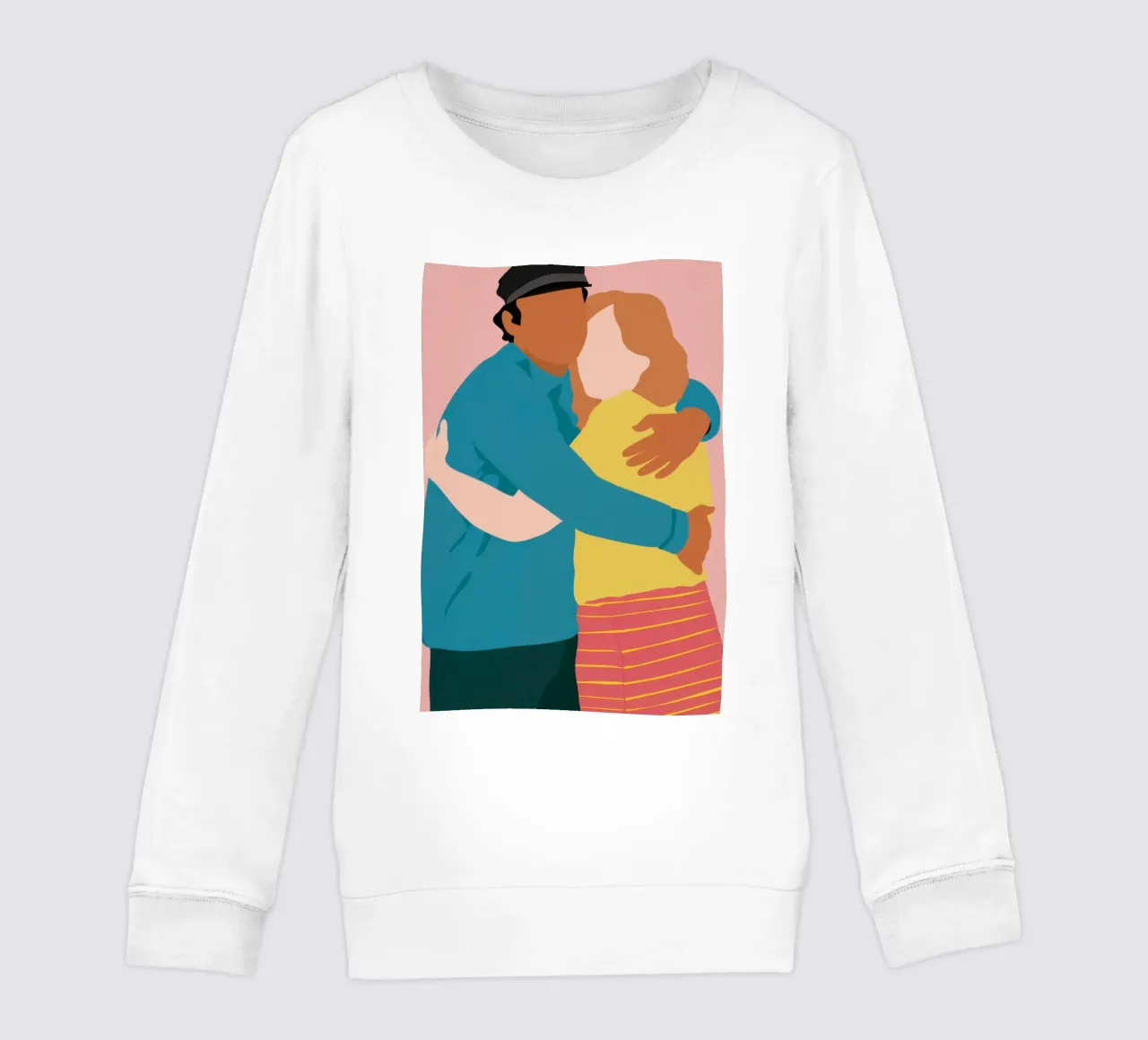 Abbraccio amorevole Calore felpa bambino da Obs Canvas