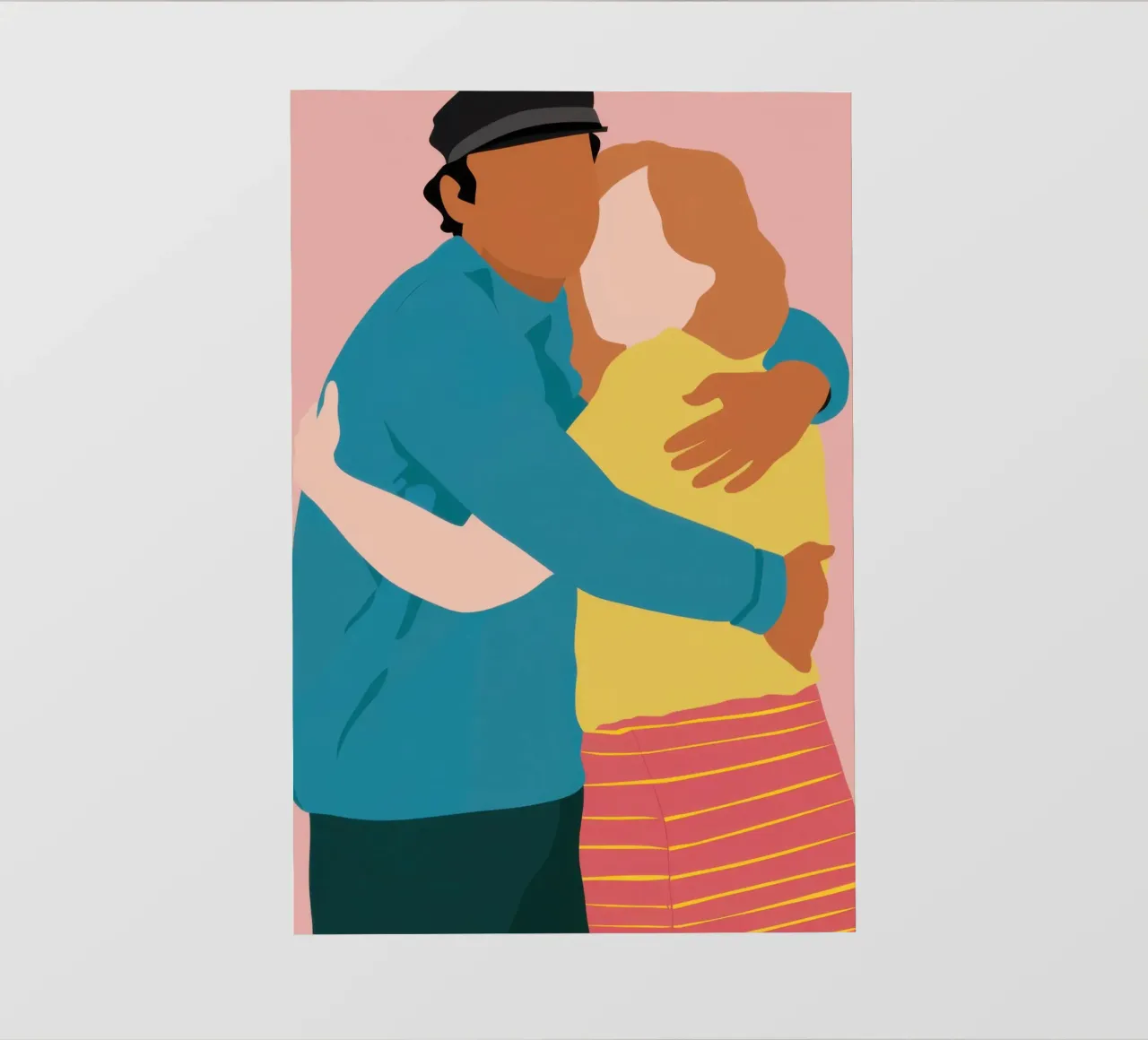 Abbraccio amorevole Calore telo in pvc da Obs Canvas