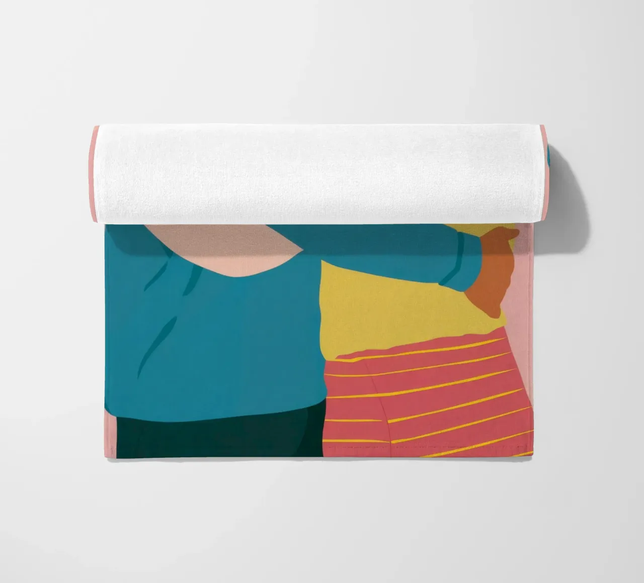 Abbraccio amorevole Calore telo mare da Obs Canvas