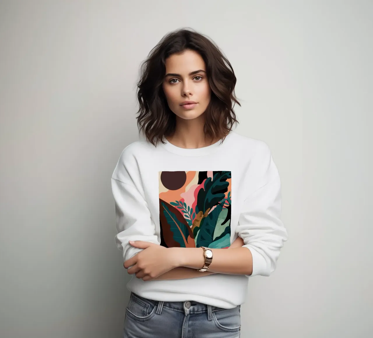 Sfeervolle botanische schaduwen sweatshirt van Frosh Pallete