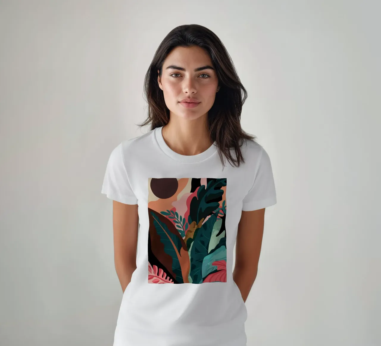 Sfeervolle botanische schaduwen t-shirt van Frosh Pallete