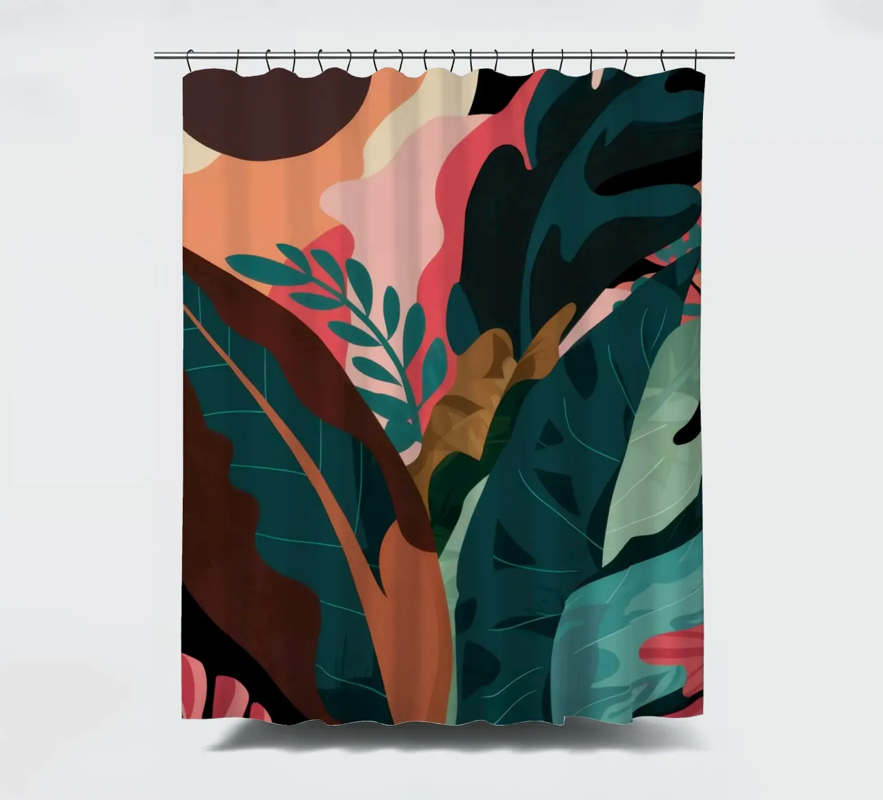 Sfeervolle botanische schaduwen douchegordijn van Frosh Pallete