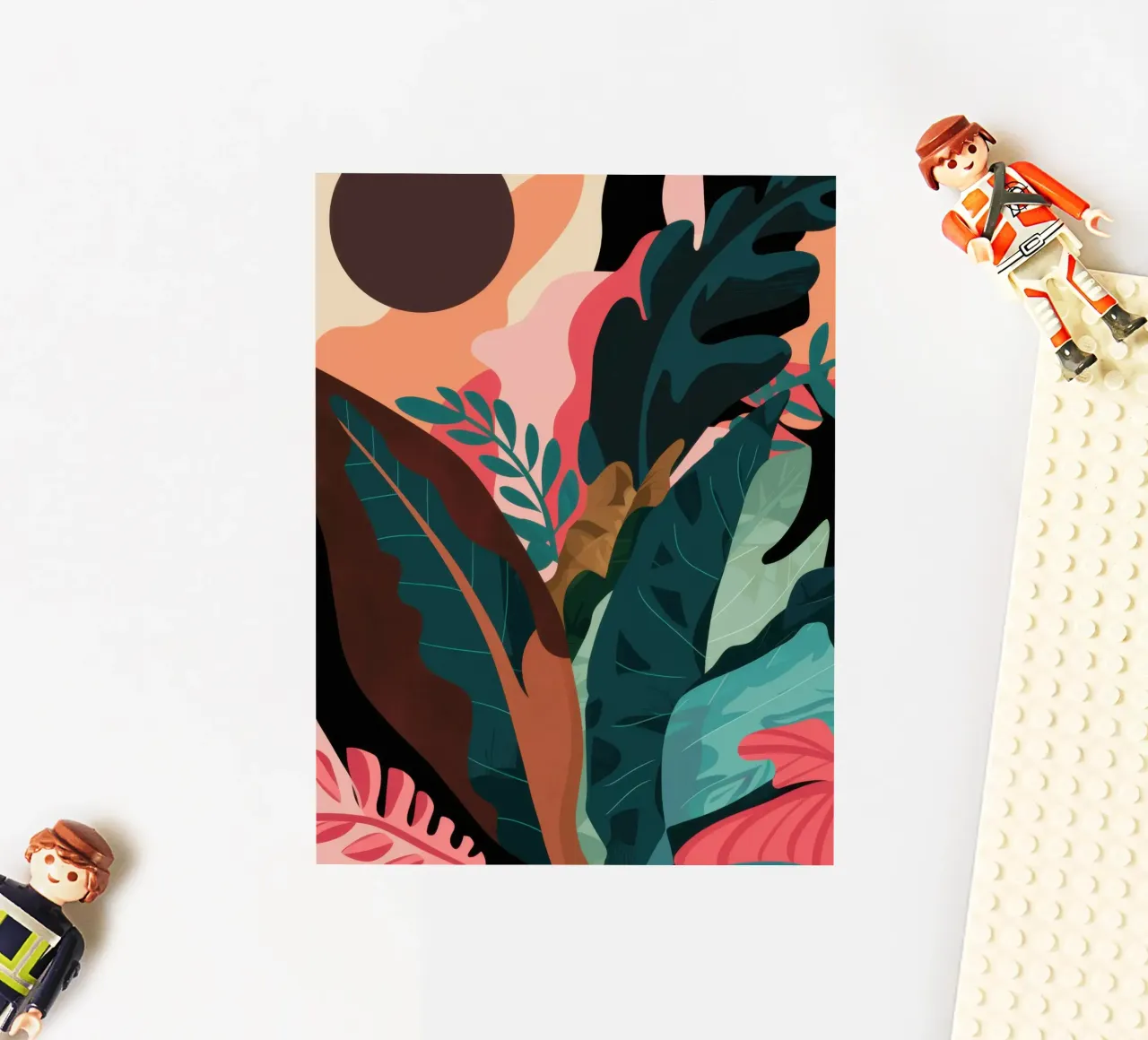 Sfeervolle botanische schaduwen sticker van Frosh Pallete