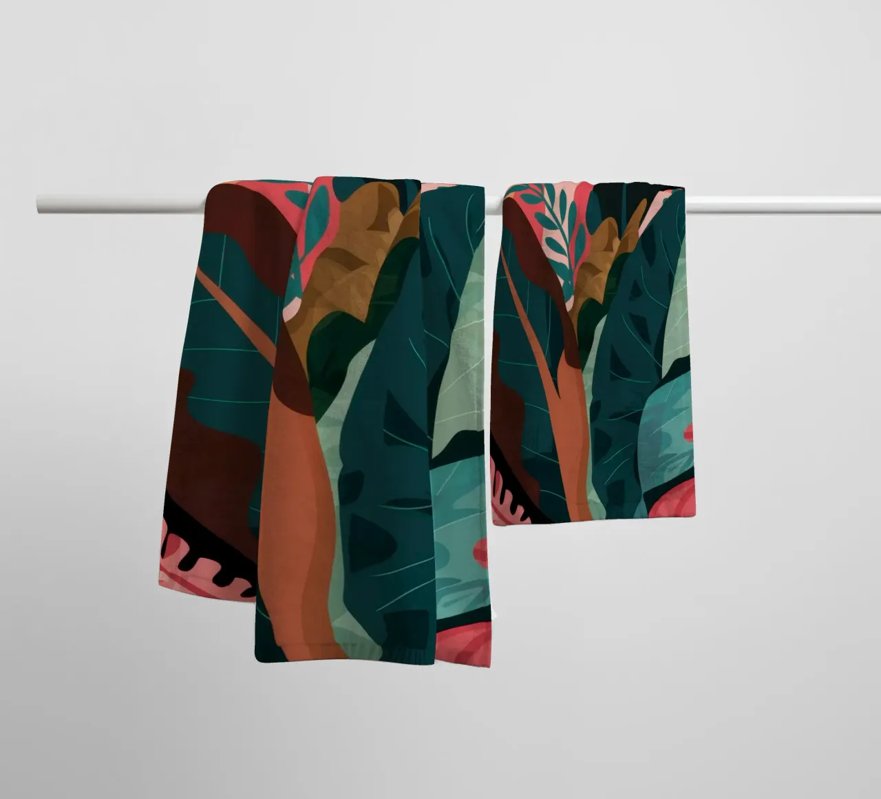 Moody Botanical Shadows towel by Frosh Pallete