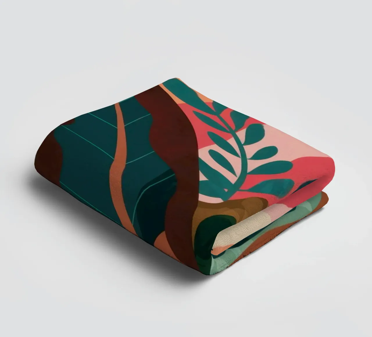 Sfeervolle botanische schaduwen badhanddoek van Frosh Pallete