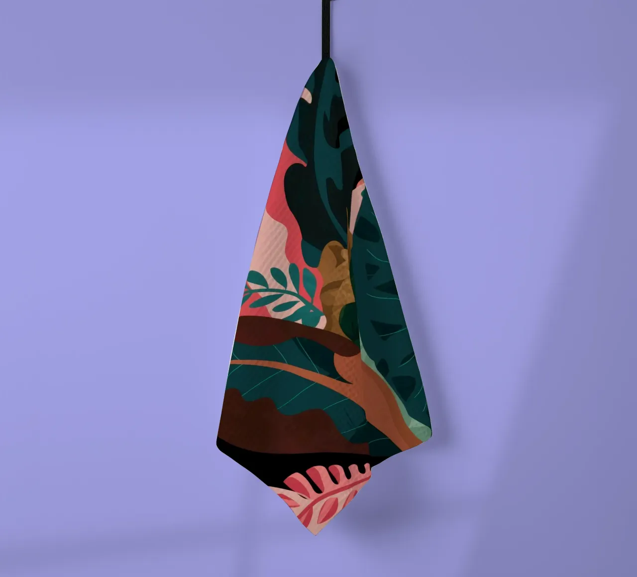 Sfeervolle botanische schaduwen theedoek van Frosh Pallete