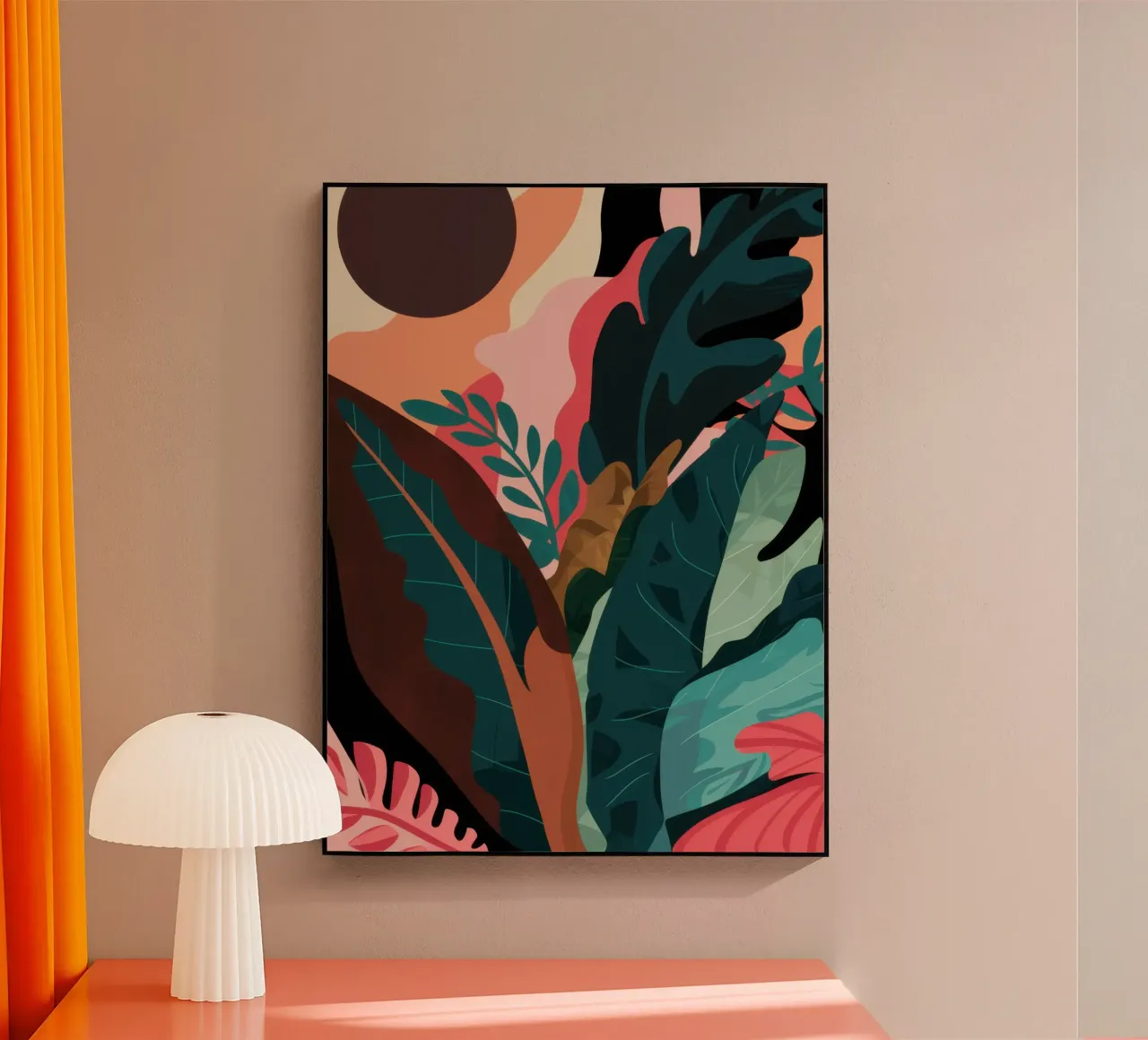 Sfeervolle botanische schaduwen acryl van Frosh Pallete