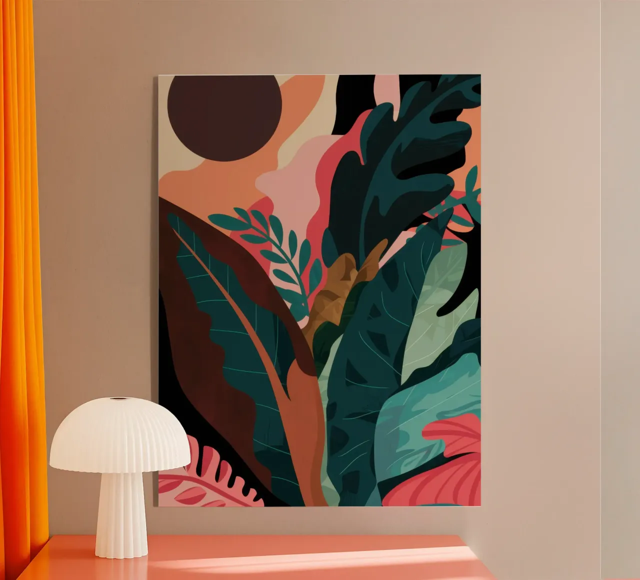 Sfeervolle botanische schaduwen acryl van Frosh Pallete