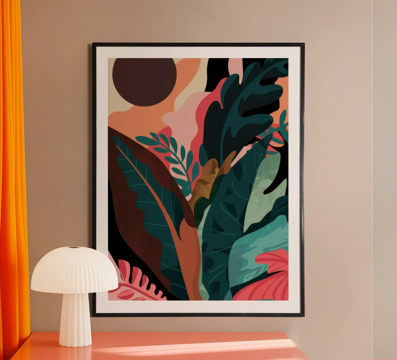 Sfeervolle botanische schaduwen hahnemühle van Frosh Pallete