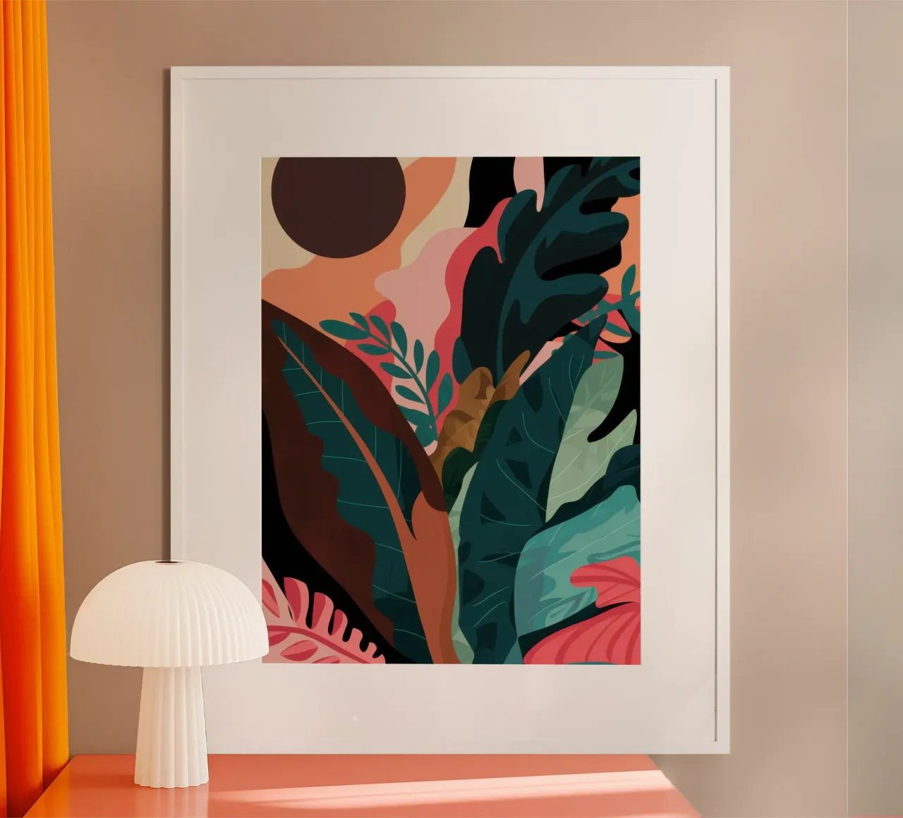 Sfeervolle botanische schaduwen hahnemühle van Frosh Pallete