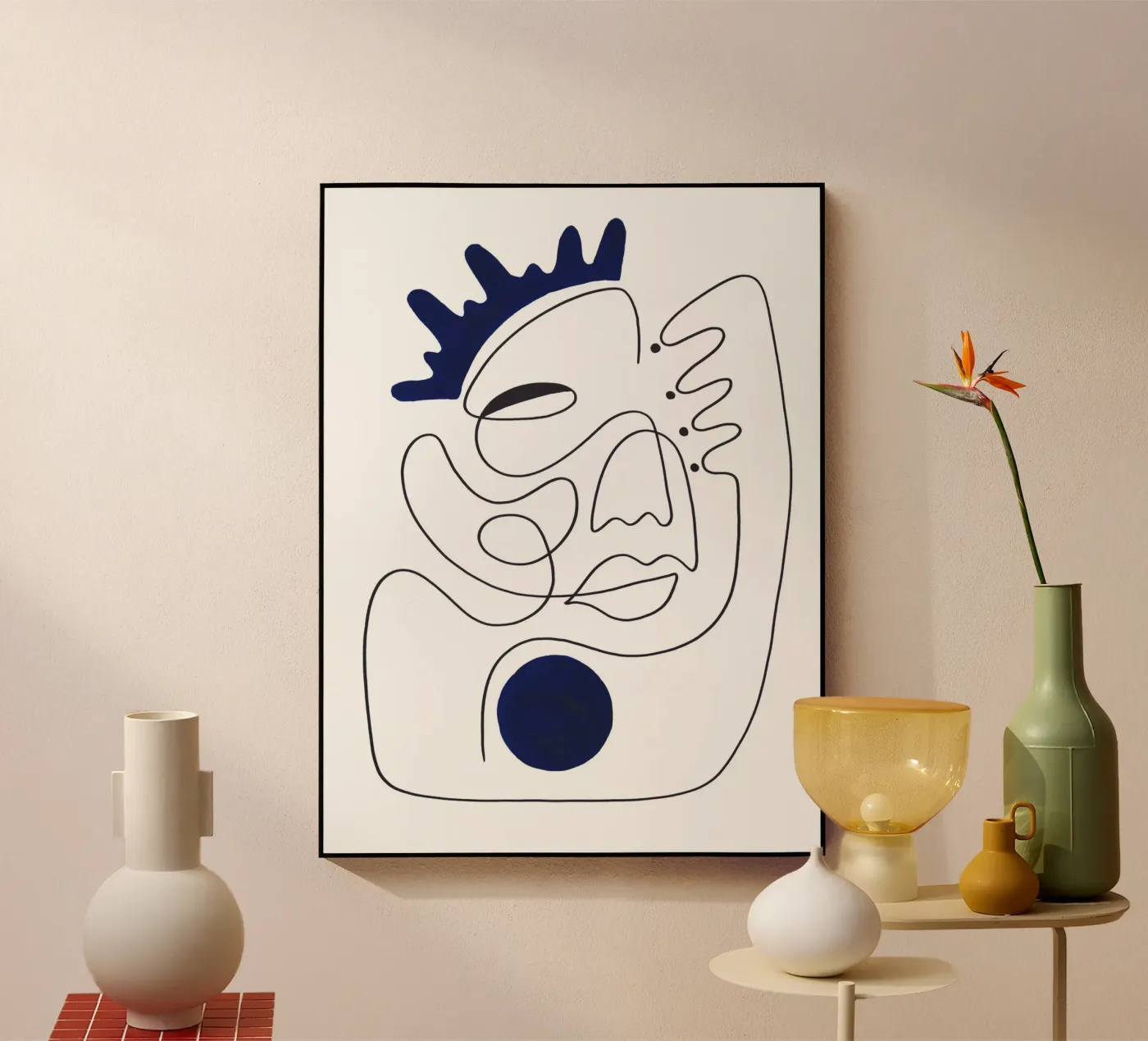 El Rey plexiglas de Shatha Al Dafai