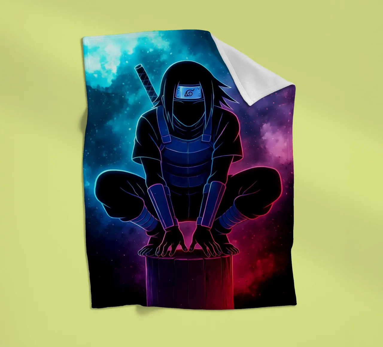 Soul Of Itachi Uchiha coperta in pile da DGSoulheroes