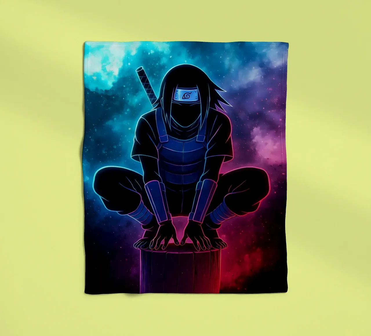 Soul Of Itachi Uchiha coperta in pile da DGSoulheroes