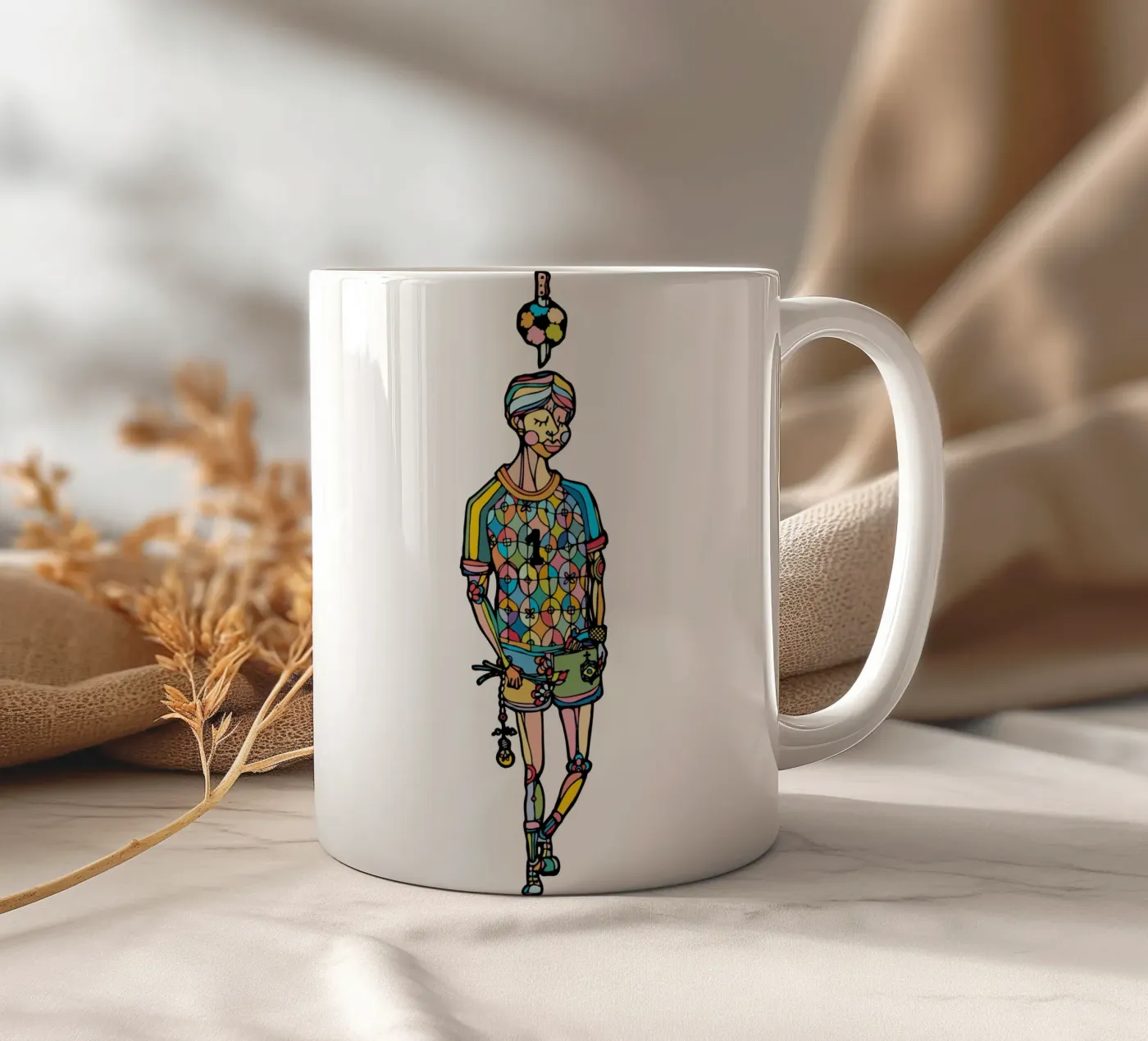 Maneu ceramic mug by Ninhol
