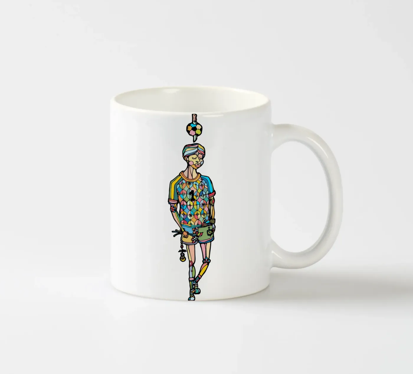 Maneu ceramic mug by Ninhol