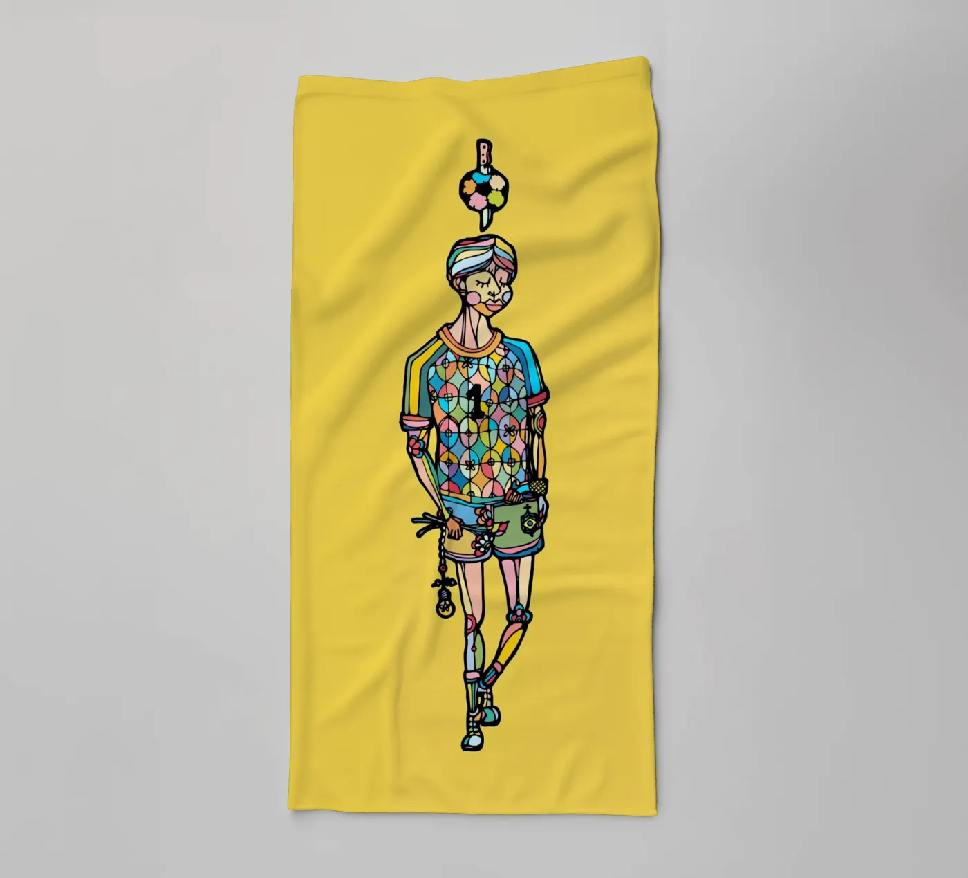 Maneu towel by Ninhol