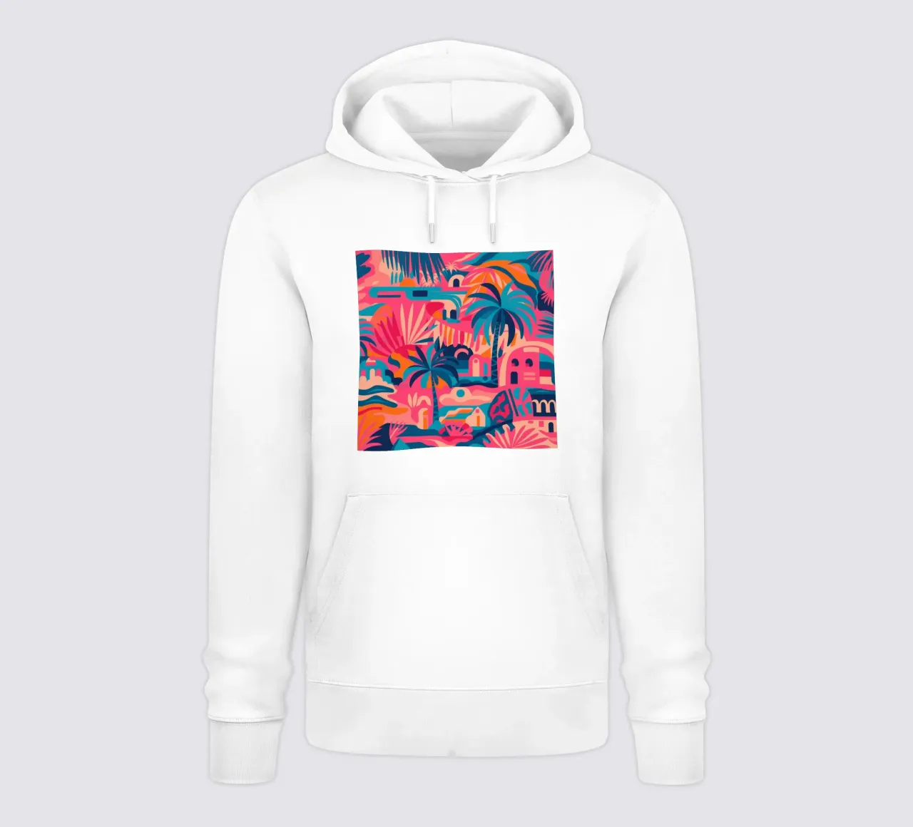 Paradiso tropicale vivace felpa con cappuccio da Line Fable