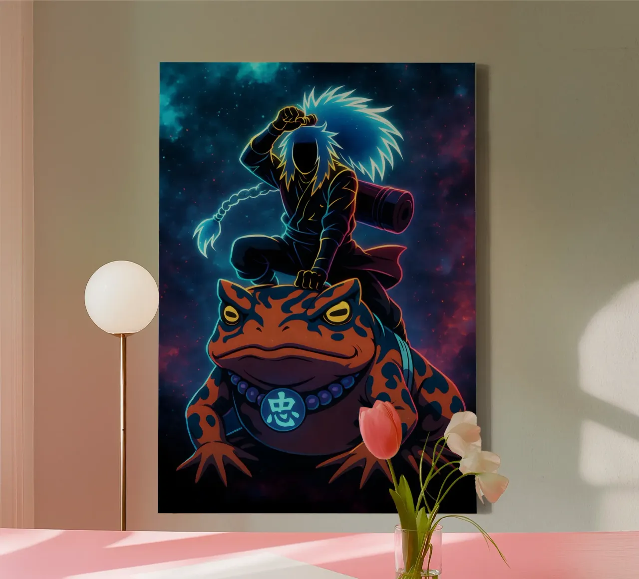 Soul Of Jiraiya tela con Cornice a cassetta da DGSoulheroes