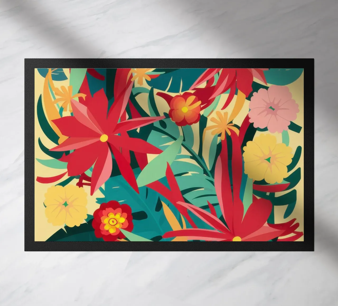 Giungla cremisi in fiore zerbino da Frosh Pallete