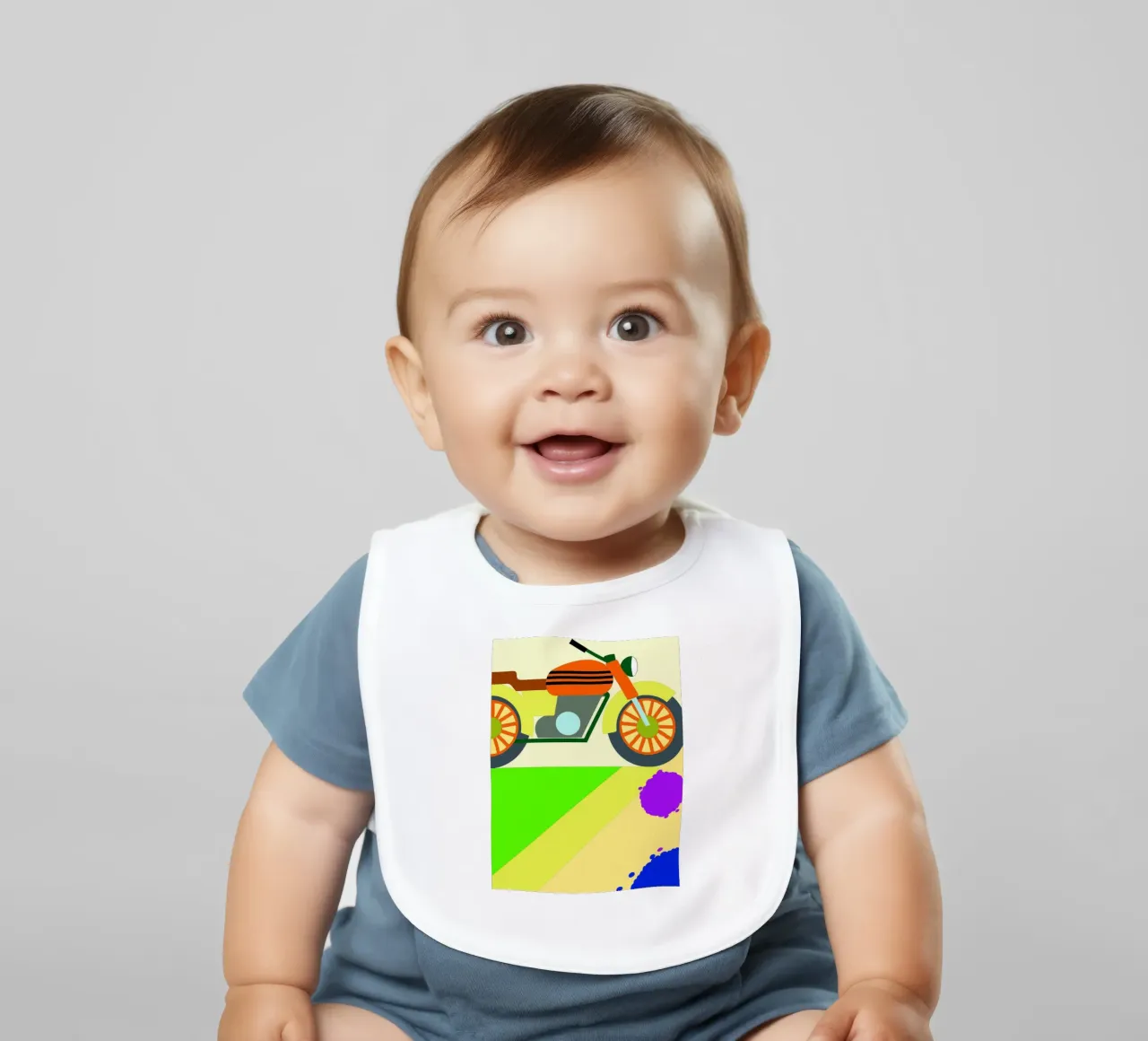 motorcycle vector Babylätzchen von Botania