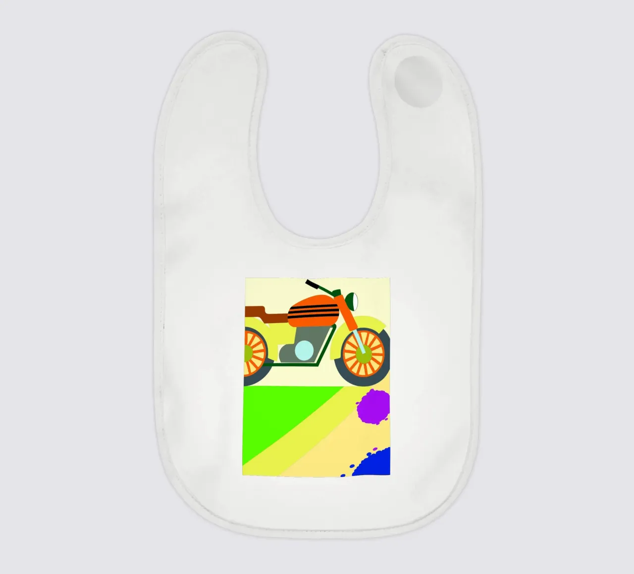 motorcycle vector Babylätzchen von Botania