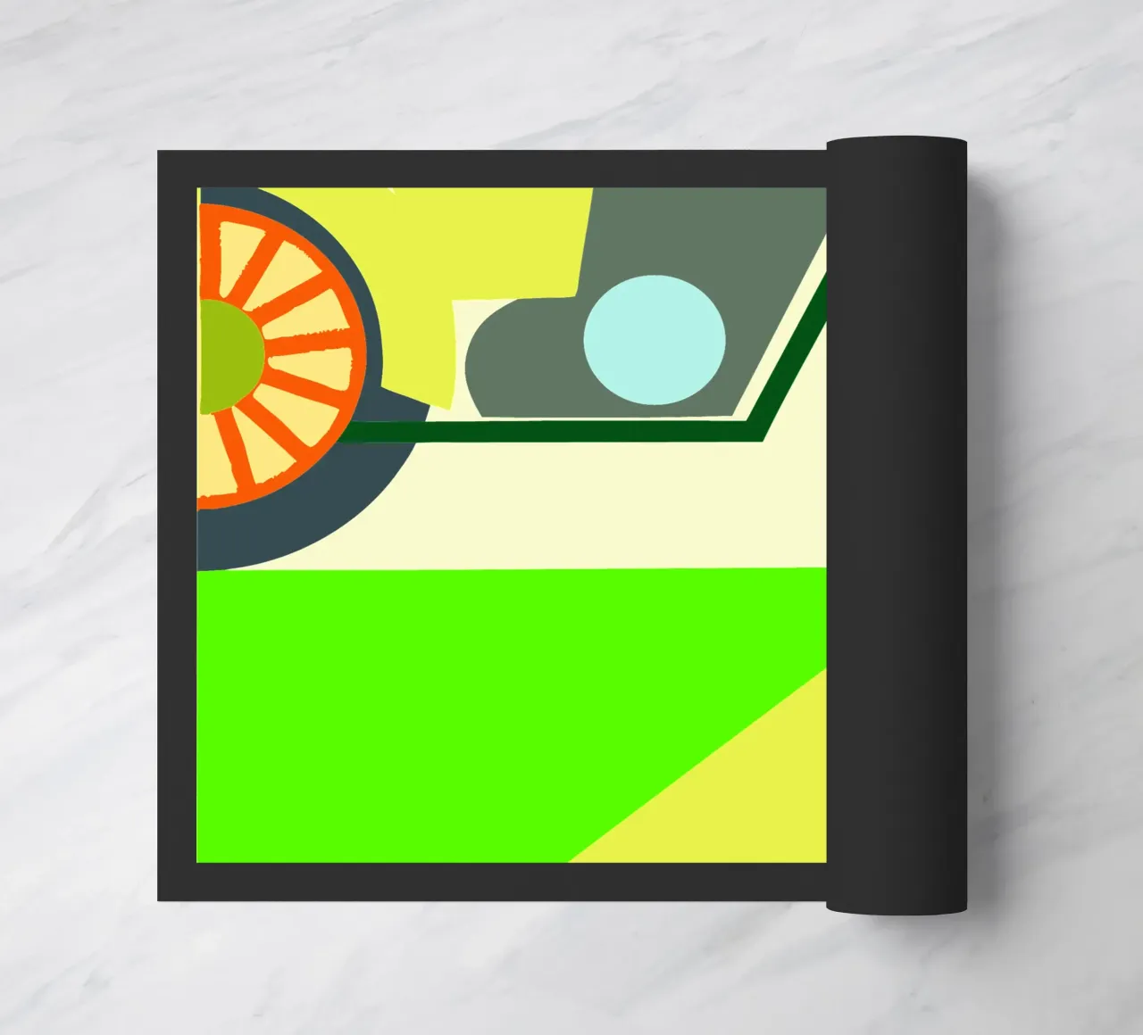 motorcycle vector doormat by Botania