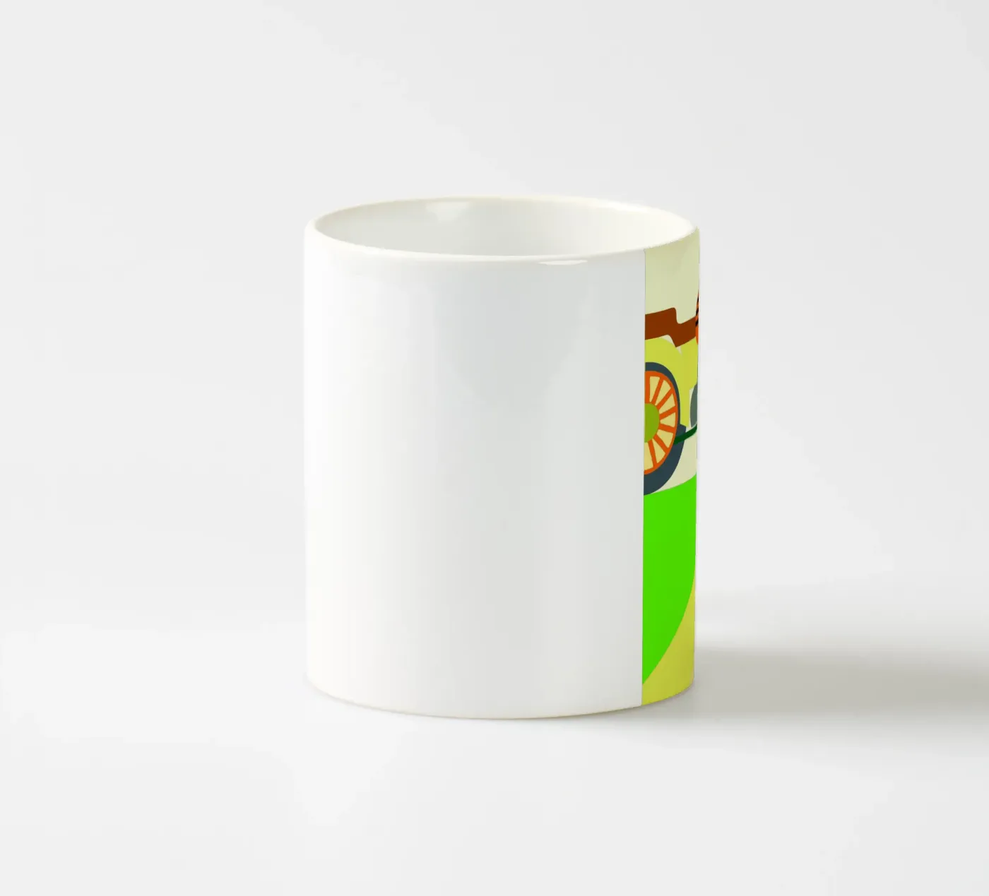 motorcycle vector ceramic mug by Botania