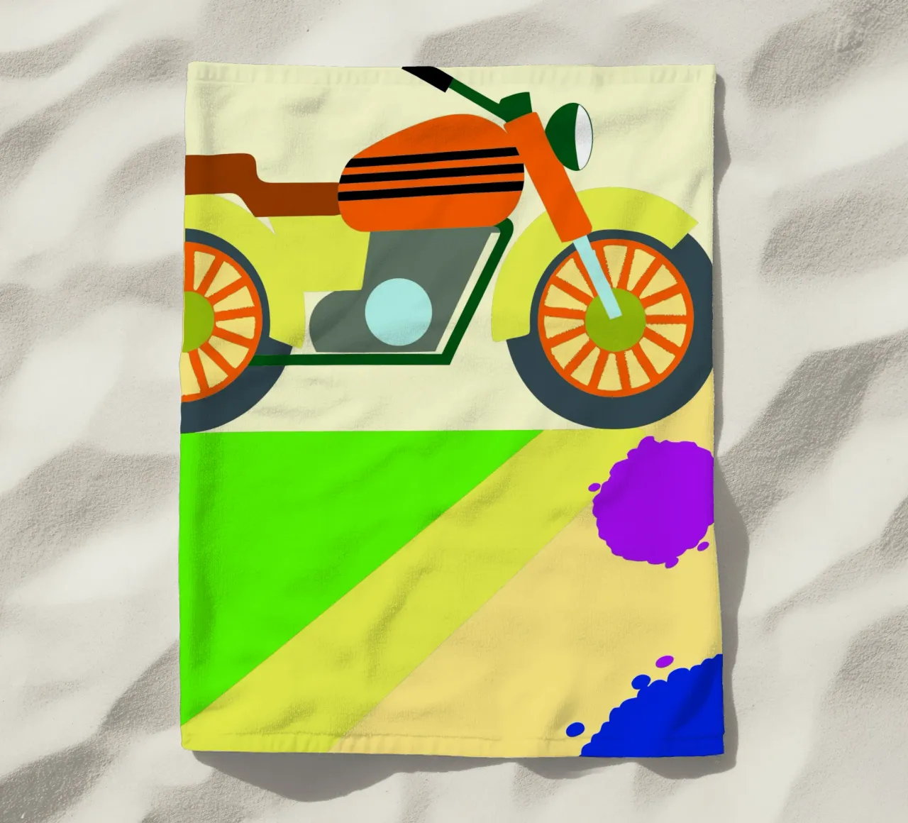 moto vettoriale telo mare da Botania