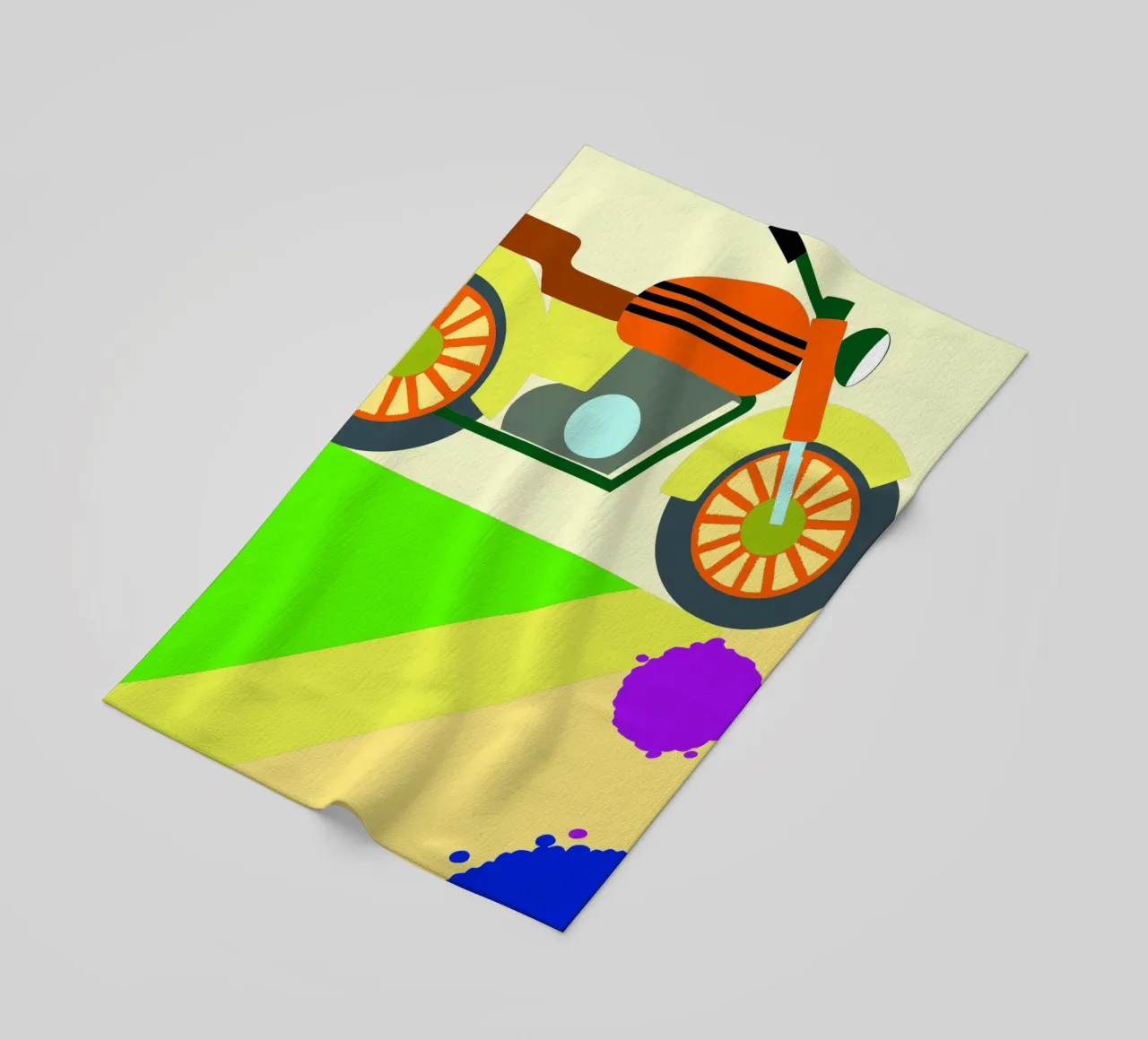 moto vettoriale telo mare da Botania