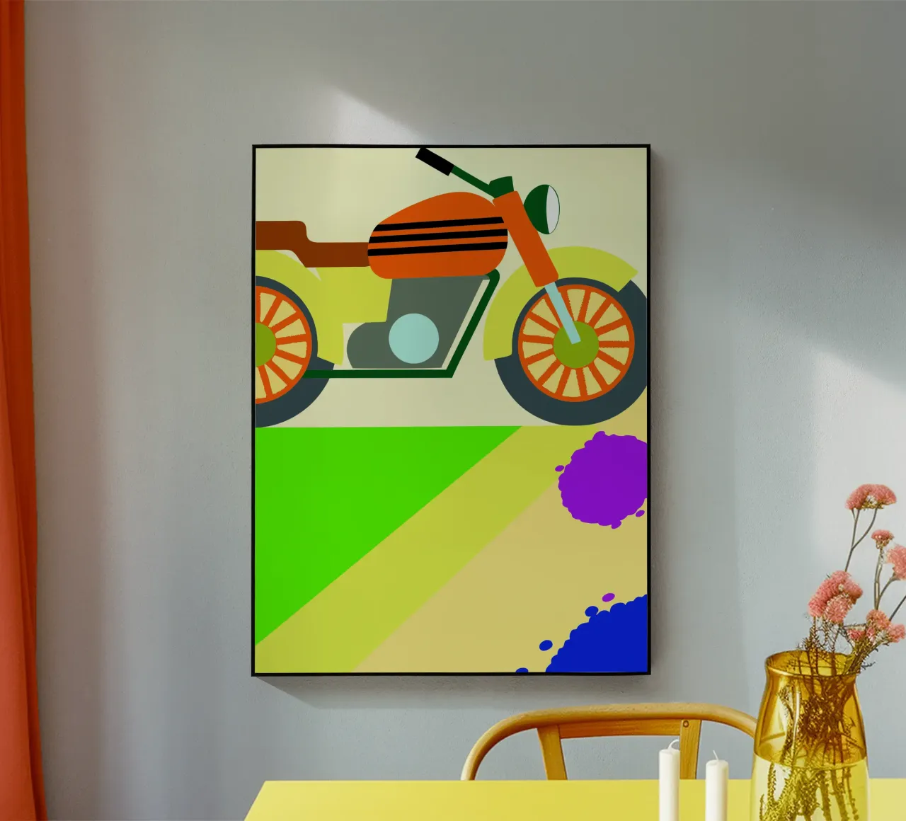 motorcycle vector plexiglass da Botania