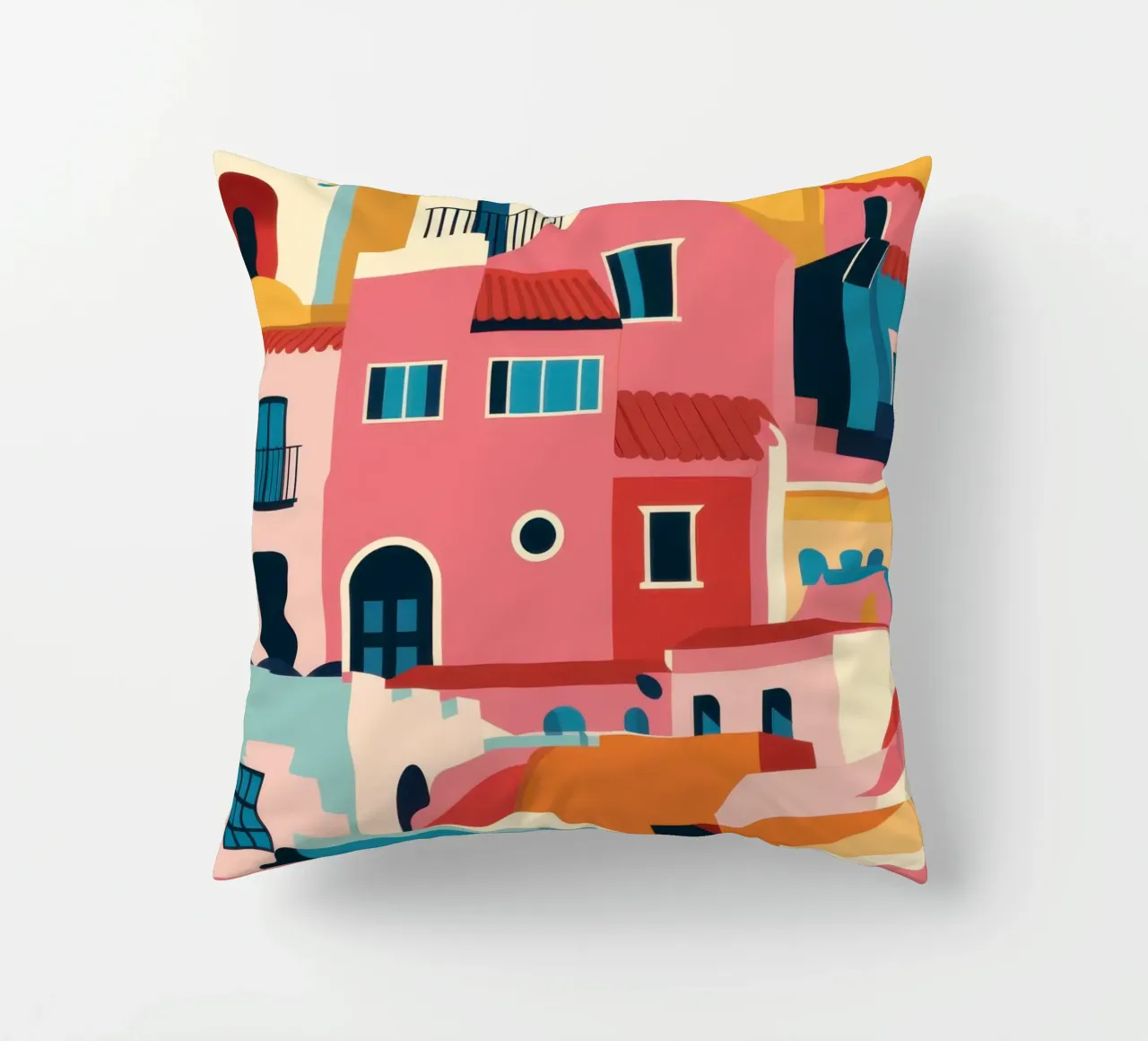 Una vivace città di collina cuscino da Frosh Pallete
