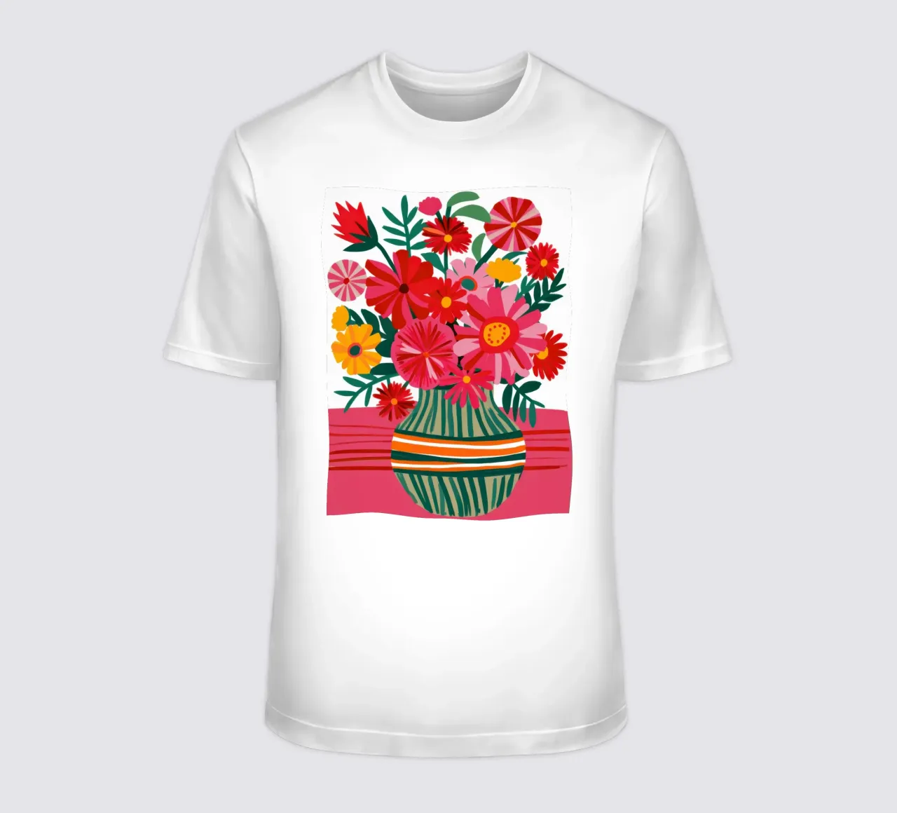 Bouquet gioioso a righe t-shirt da Lunar Valentina