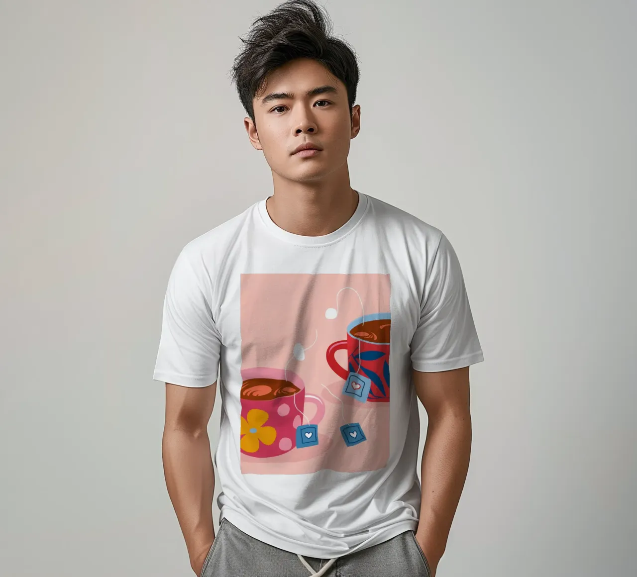 Una tazza d'amore t-shirt da Thistle Bloom