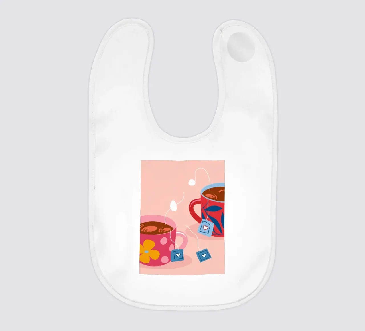 Una tazza d'amore bavaglino da Thistle Bloom
