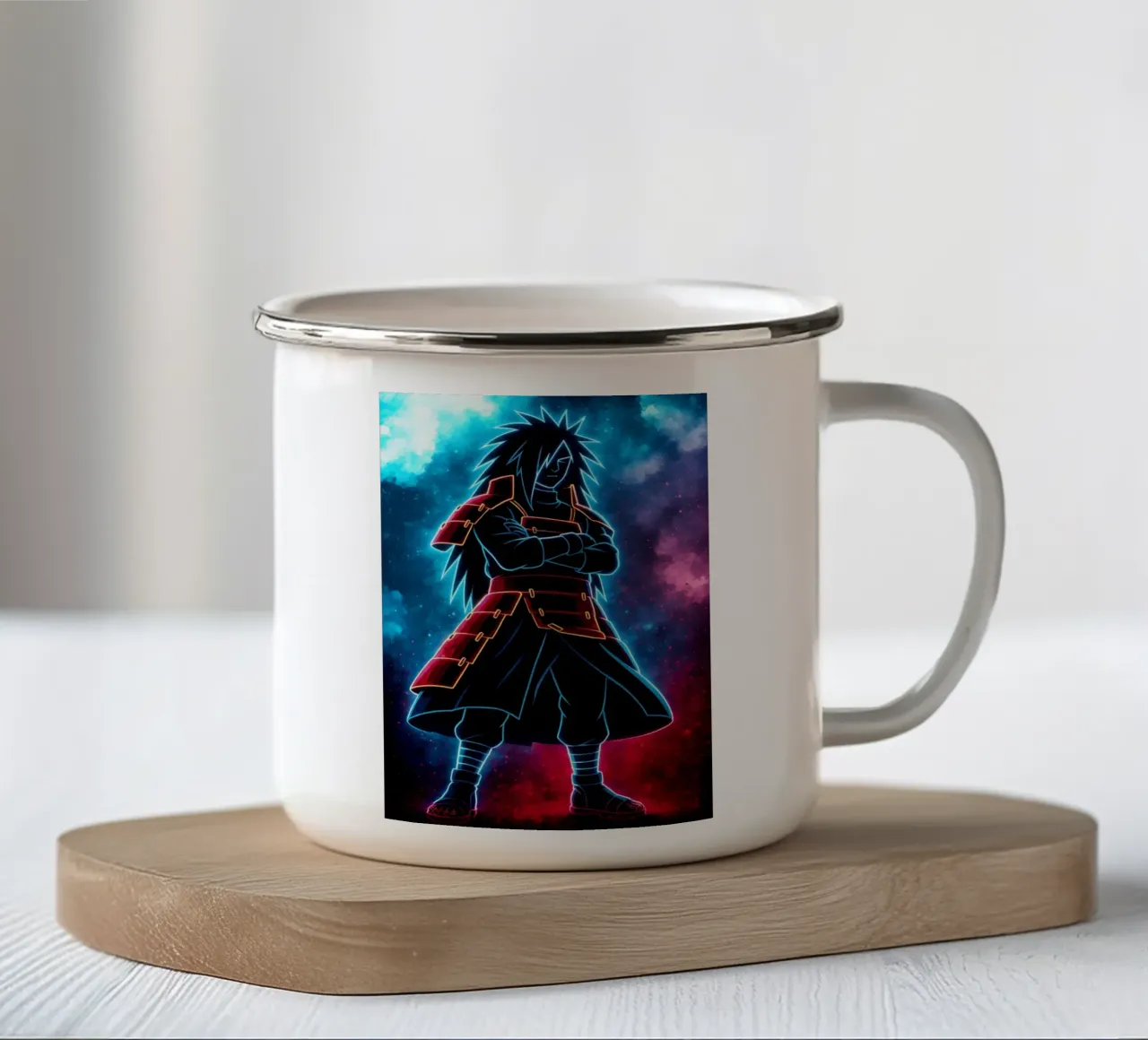Soul Of Madara Uchiha tazza in smalto da DGSoulheroes