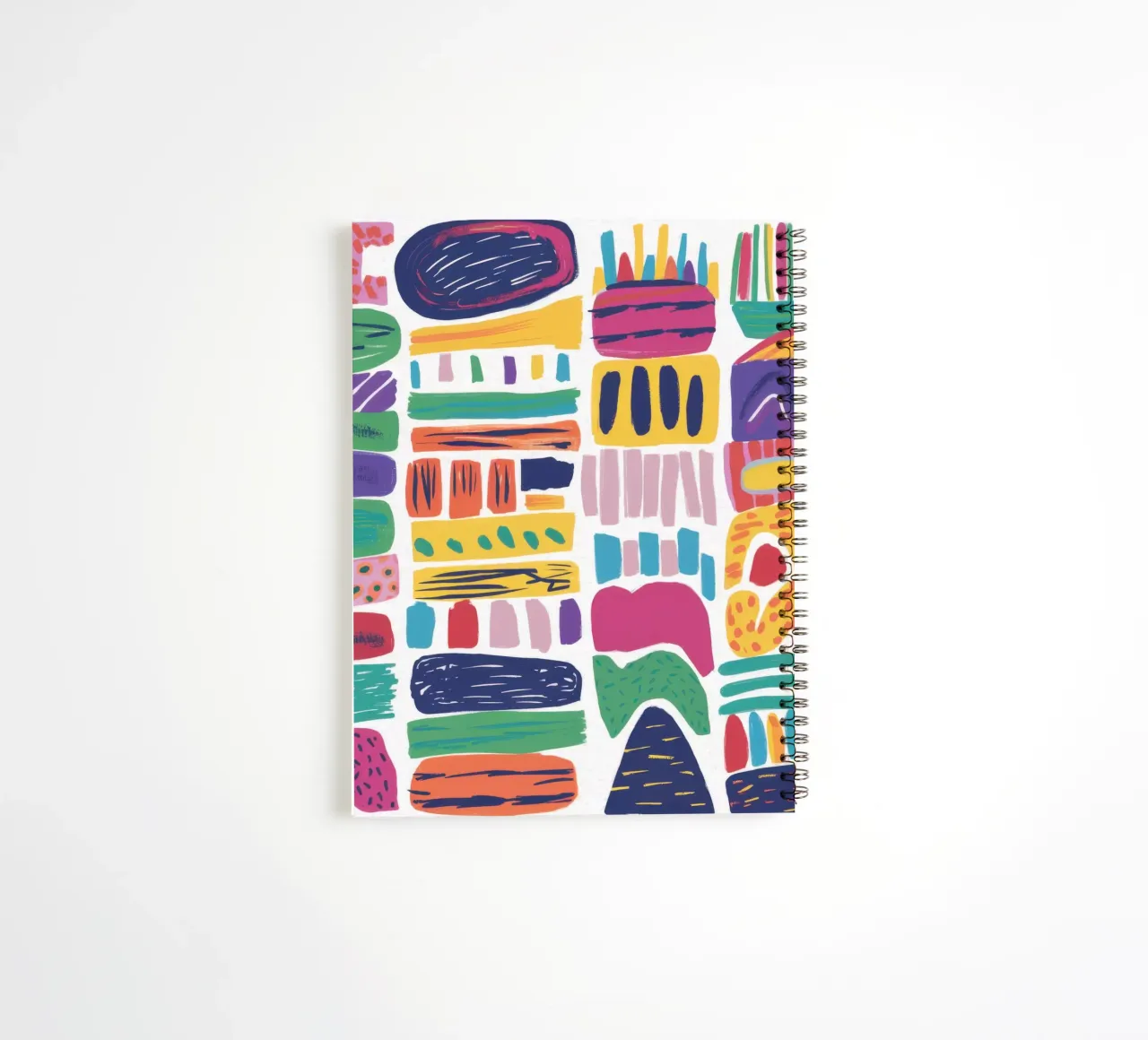 Creative Block Party spiral notebook by Thistle Bloom