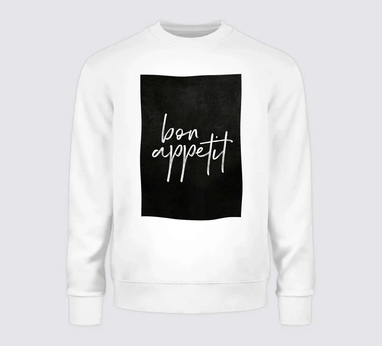 message typography Sweatshirt von Harley Wood