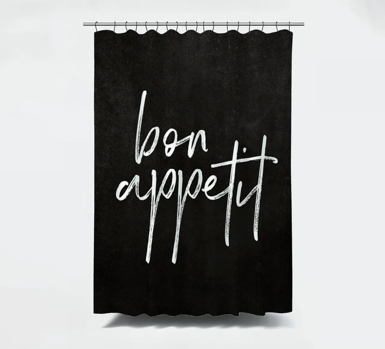 message typography Duschvorhang von Harley Wood