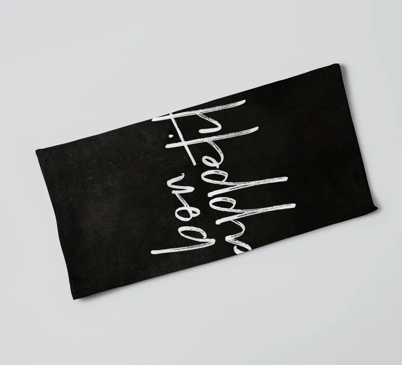 message typography serviette de bain de Harley Wood