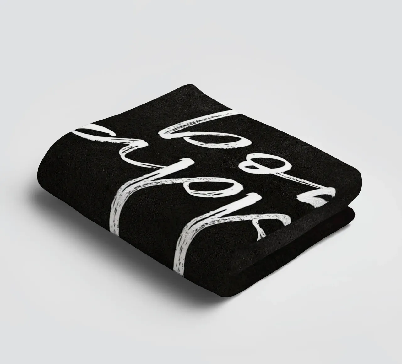 message typography serviette de bain de Harley Wood