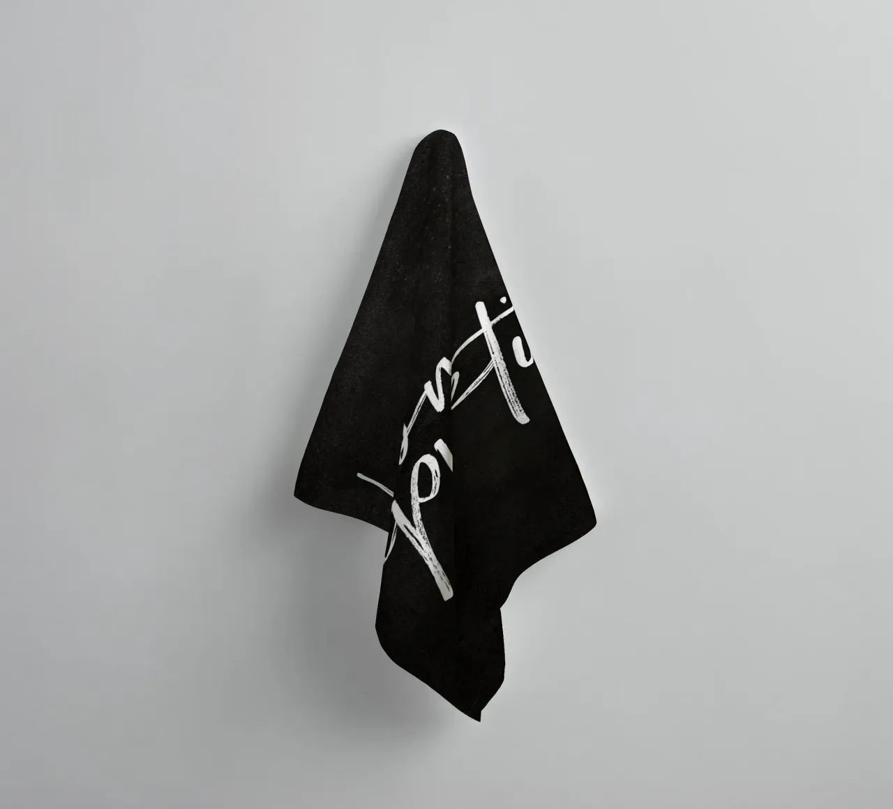 message typography serviette de bain de Harley Wood