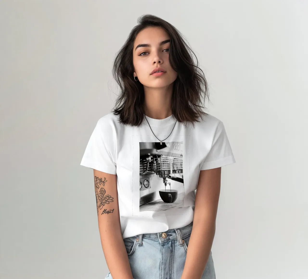 espresso espresso machine coffee t-shirt da Harley Wood