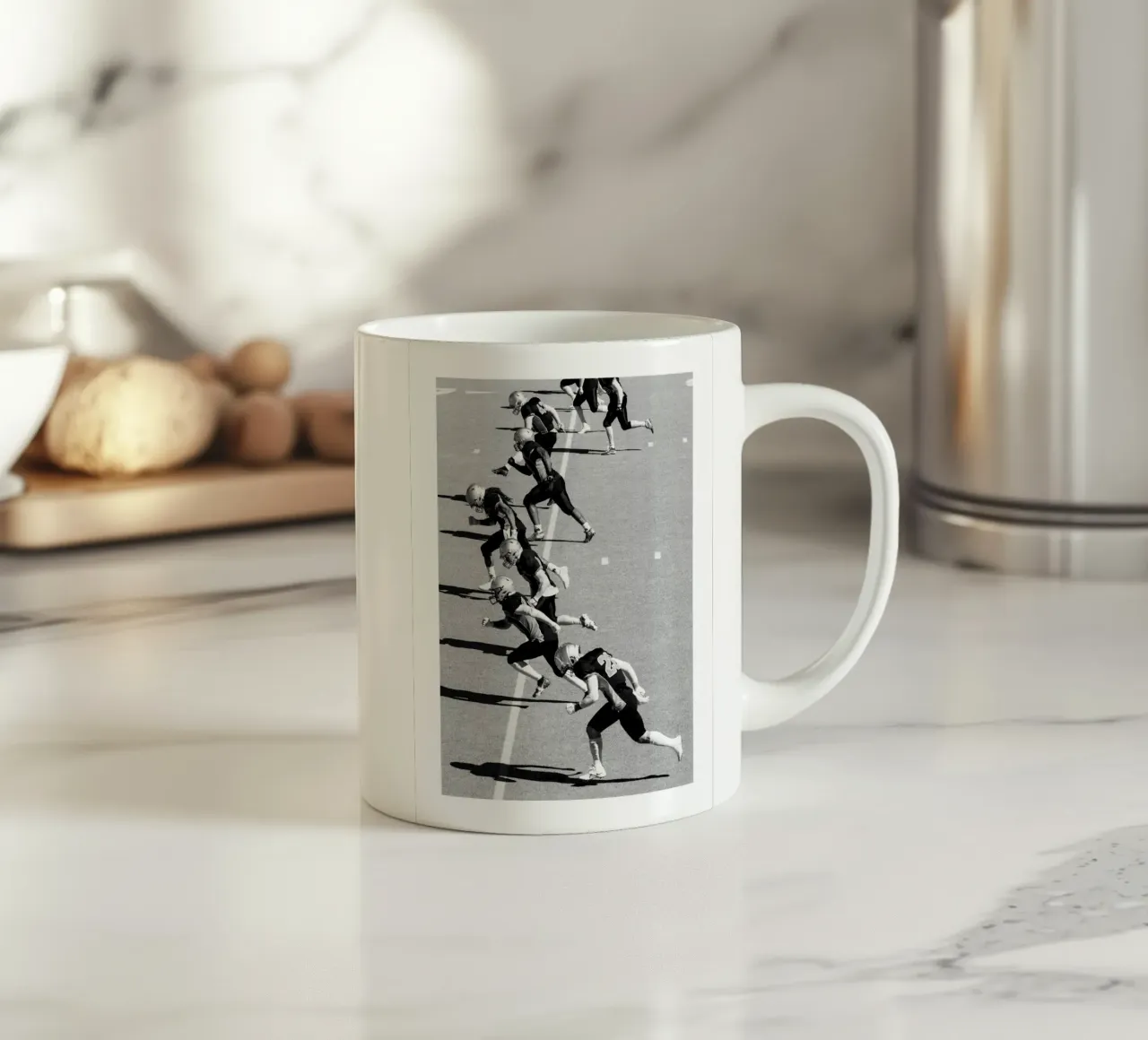 Correre tazza in ceramica da Harley Wood
