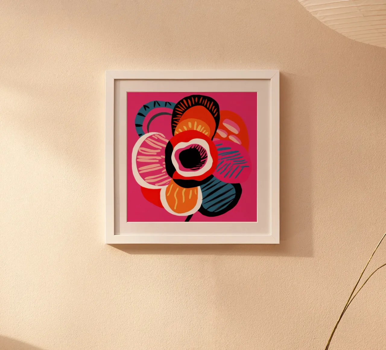 Bold Abstract Bloom poster by Frosh Pallete