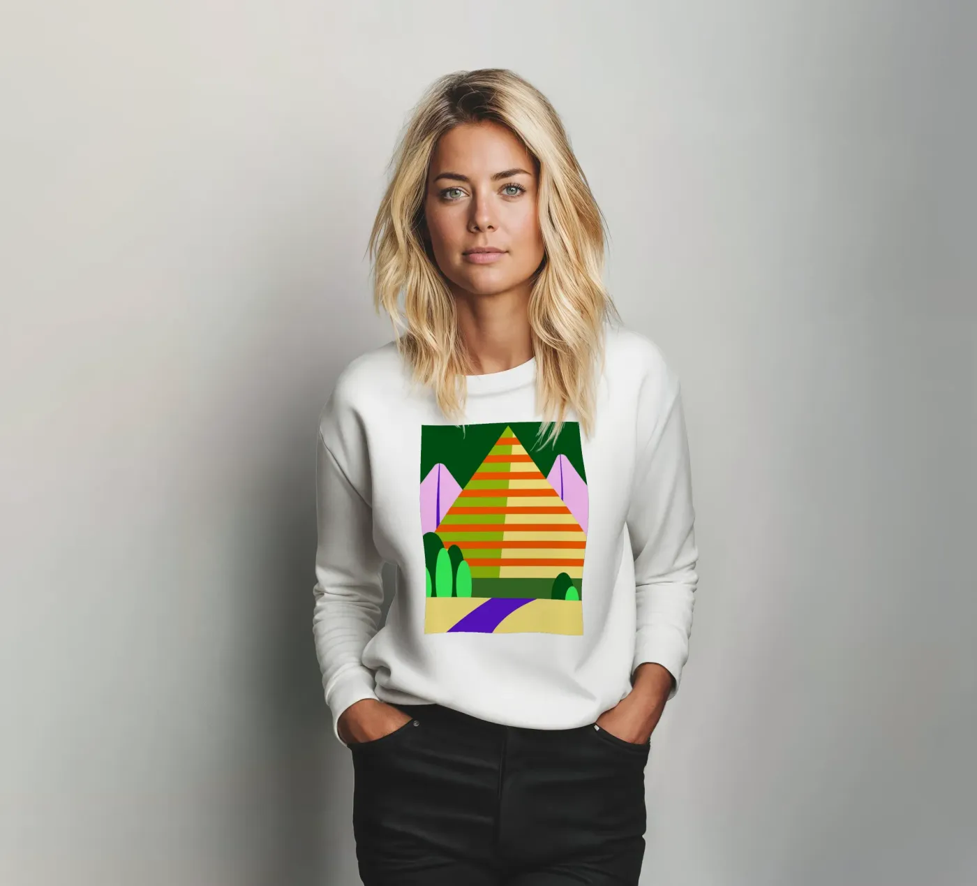 mountain vector felpa da Botania