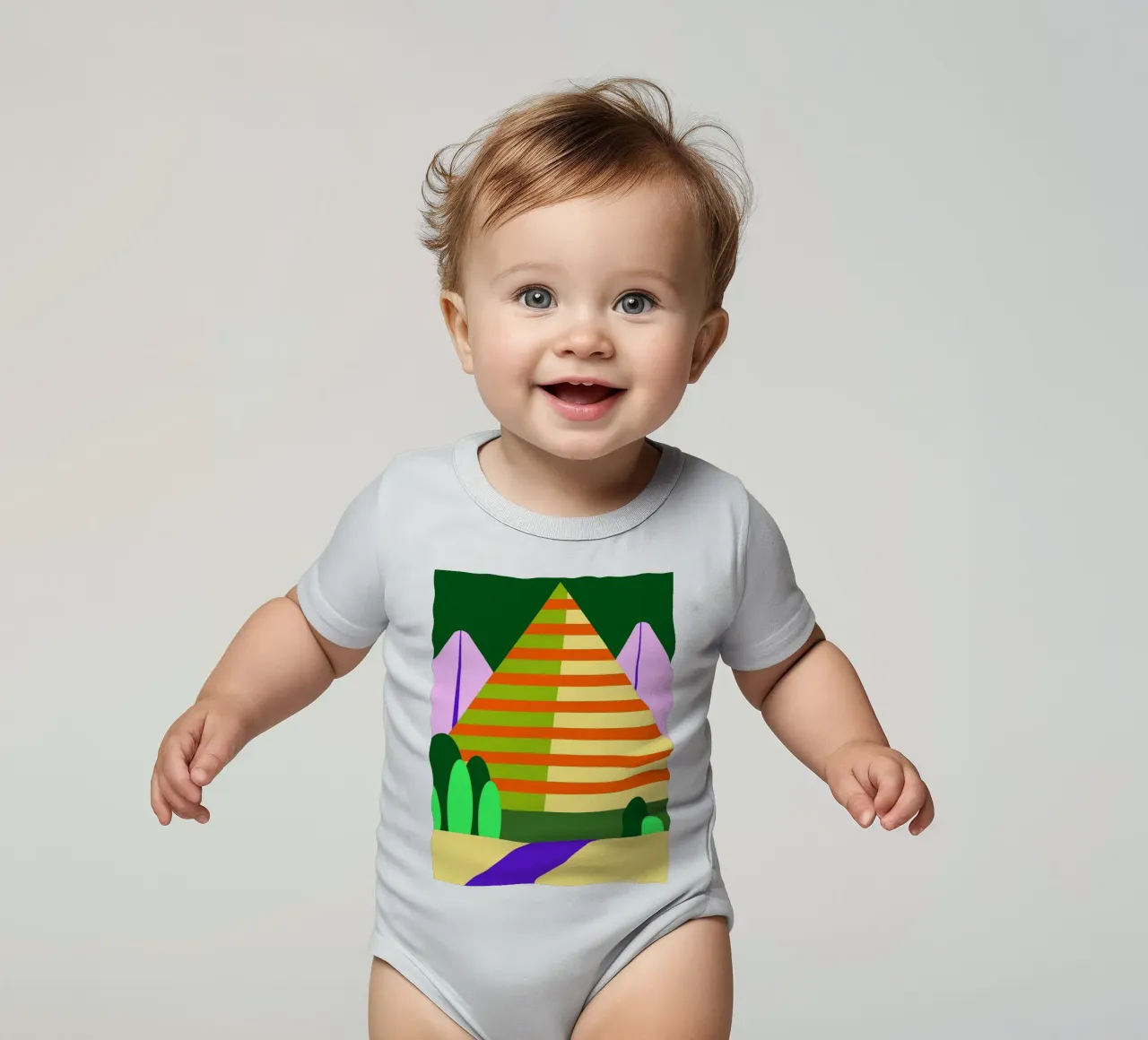 montagne vectorielle body bébé de Botania