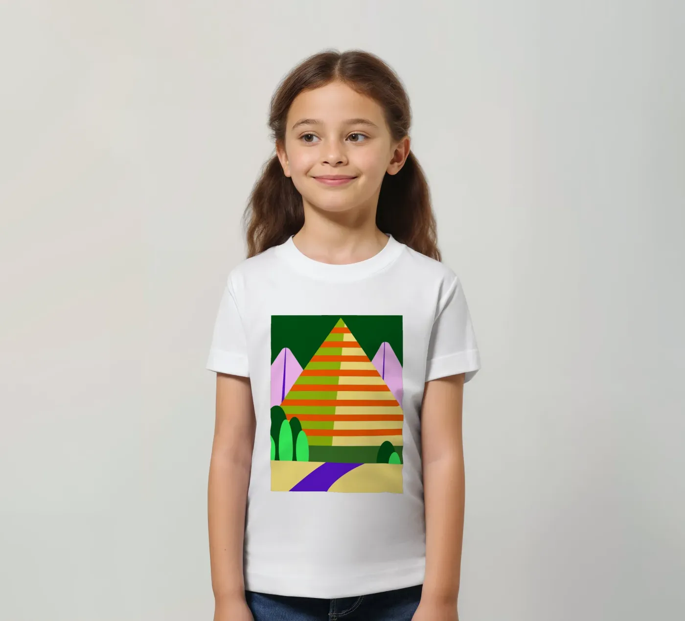 vettore montagna t-shirt bambini da Botania