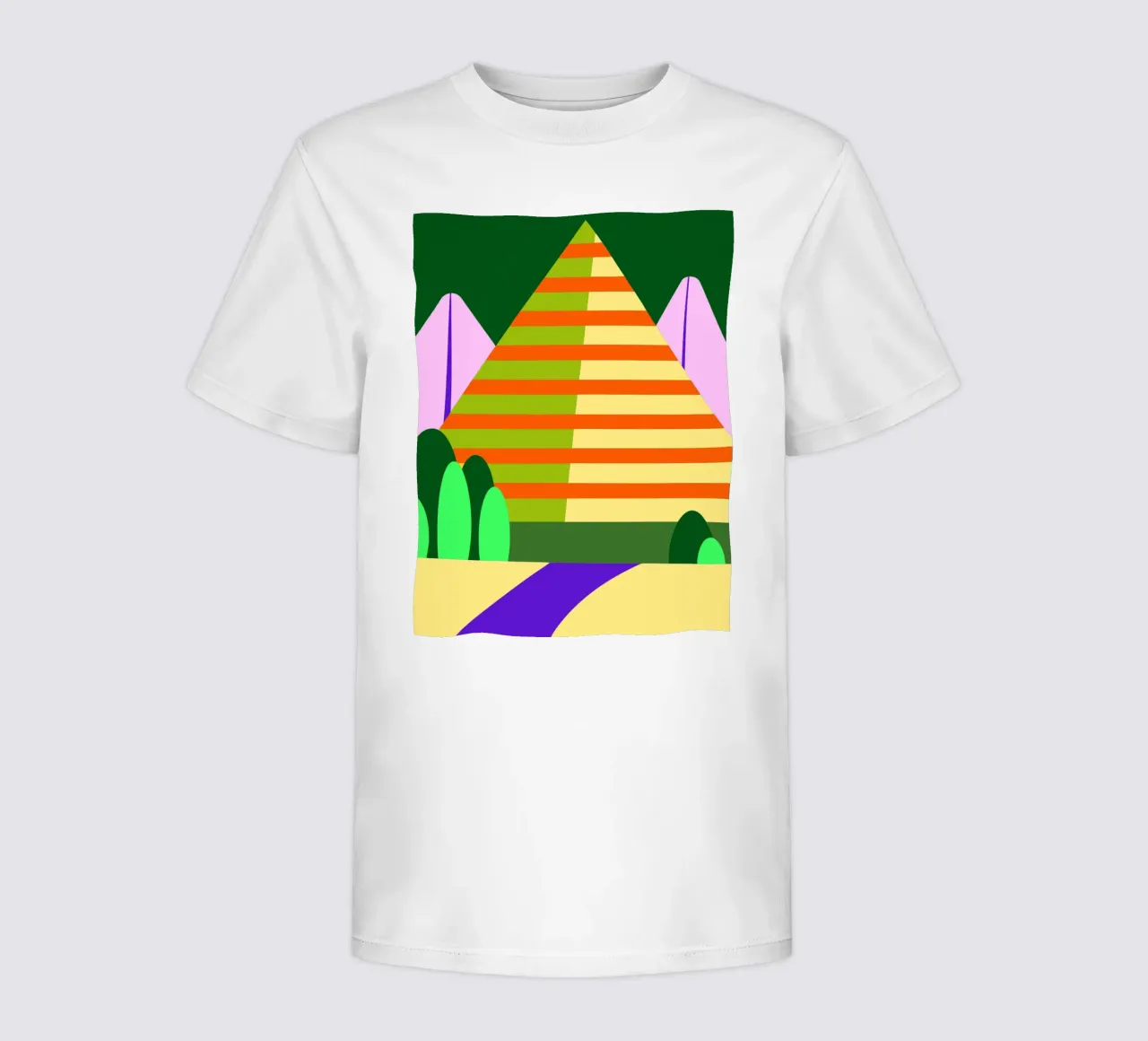 vettore montagna t-shirt bambini da Botania