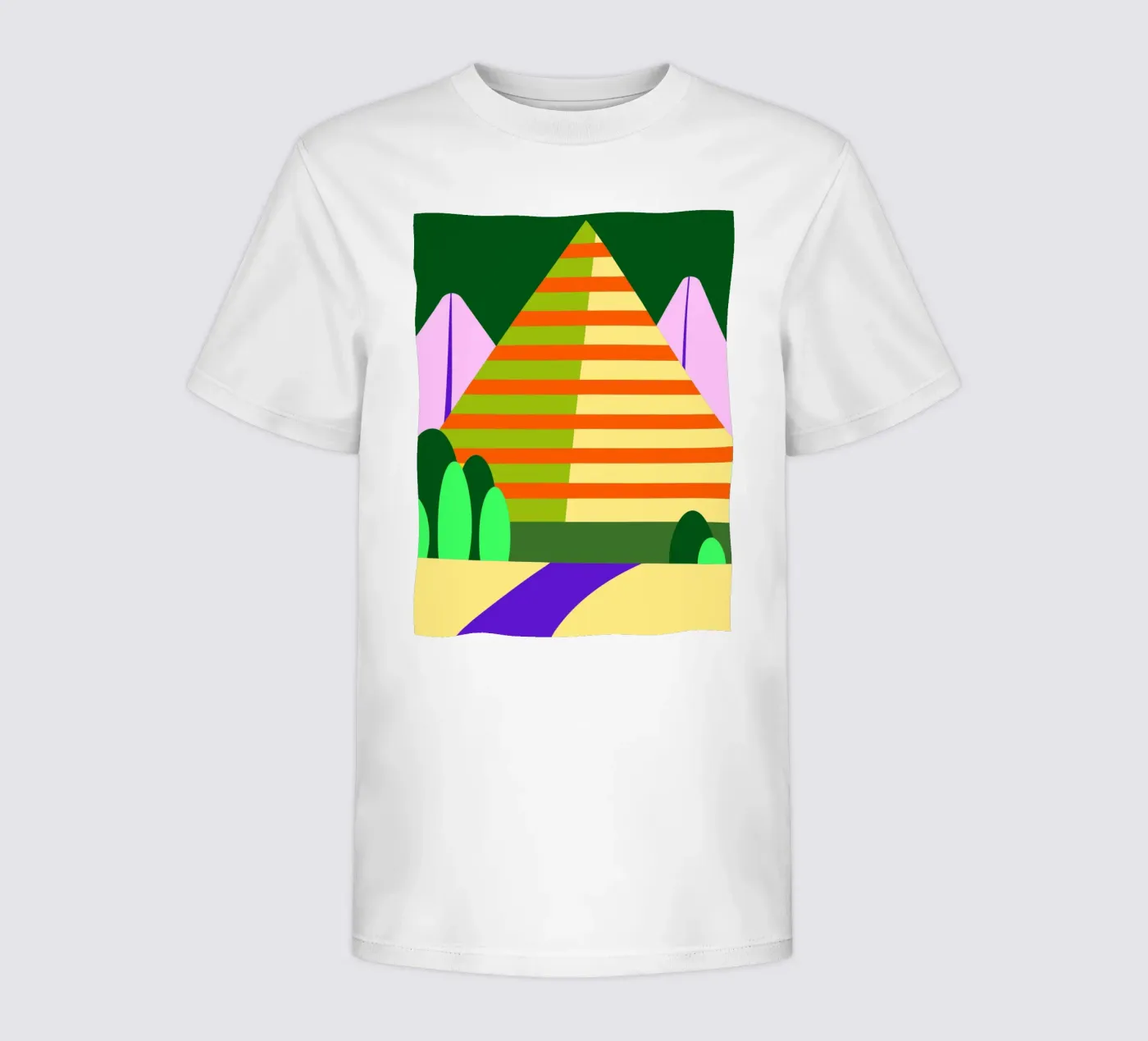 vettore montagna t-shirt bambini da Botania