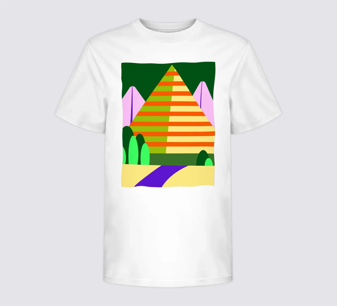 berg vector kinder t-shirt van Botania